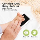 4-Pack Inkless Baby Hand and Footprint Kit - Mess Free Ink Pad for Newborn Keepsake, Dog Nose & Paw Print Kit, Clean Touch Ink Pad for Baby Hand & Footprints, Ideal New Mom Gifts (Jet/Navy) by TinyTreasures Baby Boutique
