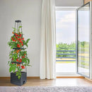Raised Garden Bed Planter Box with Trellis, 58” Tomato Cage Planter Raised Garden Bed with Trellis for Climbing Vegetables Plants Tomato Cage w/Self-Watering, Indoor Outdoor Use (2) by GreenHaven Gardens