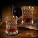 KAMMAK Whiskey Glass 7.75oz Set of 2, Old Fashioned Glass for Scotch, Cocktails, Rum, Shot Glasses Vodka in Bar And Party Gifts for Men, Whisky Lovers, Wedding, Anniversary, Birthday by CozyNest Decor