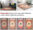 Keen Home Design 4x6 Rug - Machine Washable Area Rug with Non-Slip Backing, Ideal for Living Room, Dining Room, Bedroom - Vintage, Easy Clean, Durable, Low Pile Rug - (4' x 6') by CozyNest Decor