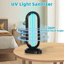 UV Light Sanitizer,4-Speed Timing and Remote Control UVC Home Disinfection Device,Ultraviolet Light Sanitizer for Bed Bugs and Dust Mites,UV Lamp for Whole Room,Black by GreenHaven Gardens