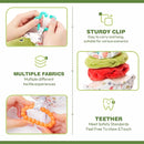 Jollybaby Baby Musical Pull String Hanging Toy for Stroller Car Seat Crib Play Gym, Plush Stuffed Dinasour Toy for Carseat with Music Teether Crinkle Paper, Sensory Toy for 0-6-12-18 Months Baby Gift by TinyTreasures Baby Boutique