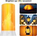 2PCS LED Flame Light, USB Rechargeable Flame Lamp with Remote & Timer, Waterproof Dimmable Flameless Candles Light for Home Party Garden Camping Halloween Christmas Decoration by GreenHaven Gardens
