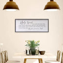 Holy Spirit You are Welcome Here Wall Decor Art 24"X10" Quote Christian Bible Verse Religious Scripture Wall Sign (Black) by CozyNest Decor