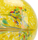 10 Inch Gazing Ball Glass Reflective Garden Globe Outdoor Gazing Globe Yard Ornament for Garden Yard Home Outdoor Decoration Yellow（NOT Solar by CozyNest Decor