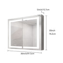 Medicine Cabinet With LED Vanity Mirror, Anti-Fog, Waterproof, Dimmable With Touch Switch by Unique Piece Furniture