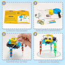 STEM Robotics Kits for Kids Age 8-12 8-10, Science Kits for Kids 5-7, STEM Toys for Boys Age 6 7 8 9 10 12 13 14 Girls Boys Birthday Gifts, Robot Building Crafts 6-8 Engineering Motor Set by TinyTreasures Baby Boutique