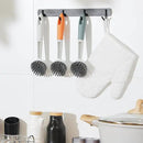 Patelai 12 Pack Kitchen Scrub Dish Brush with Long Handle Dish Scrubber with Stiff Bristles Scrub Brushes for Kitchen Dishes Washing Tools, Pots, Pans and Sink Cleaning (Multicolor) by CozyNest Decor