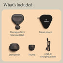 TheraGun Mini (3rd Generation) by Therabody – Ultra-Portable Massage Gun and Travel Essential for Fast, Effective Pain and Tension Relief Anywhere (Black) by CozyNest Decor