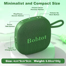 Bobtot Portable Bluetooth Speakers Wireless - IPX7 Waterproof Mini Shower Speaker with 16 Hours Playtime, Loud Stereo Sound, Rich Bass, TWS, Built-in Mic, Small Size for Travel Sport, Green by TinyTreasures Baby Boutique