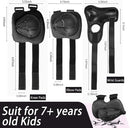 Kids Bike Helmet Set Adjustable Helmet for Ages 3-15 Kids Toddler Boys Girls Youth, Multi-Sport Bicycle Skateboarding Football Rollerskating Scooter Rollerblade Balance Bike Helmets by TinyTreasures Baby Boutique