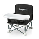 PandaEar Portable Baby Seat Travel| Compact Fold with Straps for Indoor/Outdoor Use| Great for Camping, Beach, Lawn |Toddlers, Kids, Boys, Girls (Black) by TinyTreasures Baby Boutique