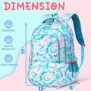 BLUEFAIRY Kids Backpack for Girls Elementary Primary Middle School Bags for Aged 8-10 for Teens Childs Bookbags Back to School Book Bags Mochilas para Niñas de 6 7 8 9 10 Años Tie-dye Blue by TinyTreasures Baby Boutique