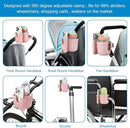 Accmor Stroller Cup Holder with Phone Holder, Bike Cup Holder, Universal Cup Holder for Uppababy Nuna Doona Strollers, 2-in-1 Cup Phone Holder for Stroller, Bike, Wheelchair, Walker, Scooter by TinyTreasures Baby Boutique