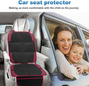 Car Seat Protector for Child, 2 Pack With Mesh Pockets & Non-Slip Backing 600D Durable Under Baby Seat Cover for Back Seat (Burgundy, Standard) by TinyTreasures Baby Boutique