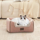 Cat Bed for Indoor Cats - Cat Cave Cat House Cats Tent with Removable Washable Cushioned Pillow, Soft and Self Kitten beds by CozyNest Decor
