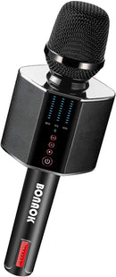 BONAOK Karaoke Microphone, Portable Wireless Bluetooth Karaoke Mic for Adults&Kids Car Home Outdoor Party, Karaoke Machine for PC/All Smartphone G50 Black 2025 by TinyTreasures Baby Boutique