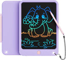 LCD Writing Tablet 10 Inch, Toys for 3 4 5 6 7 8 9 10 Year Old Boys Girls, Colorful Doodle Board Drawing Tablet, Gift for Boys Toddlers Age 3-12 Years, Memo Board, Drawing Pads with Lanyard(Purple) by TinyTreasures Baby Boutique