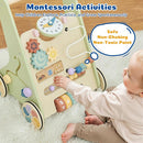 Baby Push Walker for Baby Boy 6-12 Months, Wooden Baby Walker Push Toy, Learning to Walk, Baby Walkers for Girls, Montessori Walker Toy with Wheels by TinyTreasures Baby Boutique