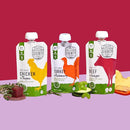 Serenity Kids 6+ Months Beef & Ginger Baby Food Puree Pouches - Grass Fed Beef & Organic Peas, Bell Pepper & Broccoli - No Added Sugar & BPA-Free Pouches - 3.5 Oz, 6 Pack by TinyTreasures Baby Boutique