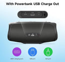 Portable Loud Bluetooth Speaker, 60W Large Subwoofer Wireless Bluetooth 5.3 with Powerbank USB Charge Out,Waterproof IPX7,Rugged Outdoor Boombox for Party,Beach,Golf Life,Pool, Shower,Bike Use by TinyTreasures Baby Boutique