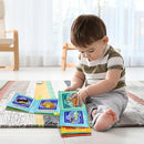 Dr.Rapeti Soft Cloth Books Baby Books Bath Books 6-Pack for Baby Infant Toddler Kids Crinkle Squeaky Washable Chewable Non-Toxic Early Educational Giftable by TinyTreasures Baby Boutique