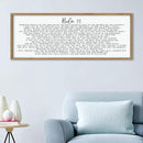 LuZhiQiang Psalm 91 Wall Decor Art 40"×15" Bible Verse Sign for Family Bedroom Christian Large Wood Framed Wall Hanging (Wood) by CozyNest Decor