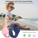 Waterproof Airtag Bracelet,2 Pack Hidden AWristband,Anti-Lost Silicone Apple Airtag Holder Case for,Airtag Case Cover Watch Band GPS Tracker-Blue+Pink by TinyTreasures Baby Boutique