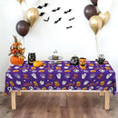 ATFUNSHOP 4 Packs Halloween Tablecloth Disposable Table Cover 54X108 Halloween Decorations Kids Birthday Party Decor for Kids, Spooky Waterproof Spillproof Table Cloth - Perfect for Dinner by CozyNest Decor