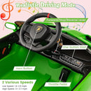 Costzon Ride on Car, Lamborghini Licensed 12V Battery Powered 4WD Sports Car with Remote Control, 3 Speeds, Hydraulic Doors, LED Lights, Towing Wheel, Horn, Music, Electric Vehicle for Kids Aged 3-8 by TinyTreasures Baby Boutique