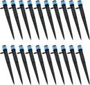 E-outstanding 20-Pack Irrigation Drippers 360 Degrees Adjustable Full Circle Type Micro Spray Drip Emitters Watering Sprinklers Garden Water Irrigation System Sprayers by GreenHaven Gardens