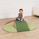 Factory Direct Partners 13800-ET SoftScape Toddler Playtime Junction 360 Climber Plus Side Pads, Indoor Active Play Structure for Toddlers and Kids; Safe Soft Foam (7-Piece) - Earthtone by TinyTreasures Baby Boutique