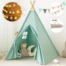 Teepee Tent for Kids-Portable Children Play Tent Indoor Outdoor (Green) by TinyTreasures Baby Boutique