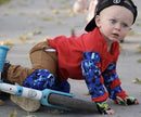 Soft-Style Kids Knee and Elbow Pads with Bike Gloves, Flexible Impact-Resistant Gear for Ages 2-11, Designed for Balance Bikes, Roller-Skating, and Skateboarding by TinyTreasures Baby Boutique