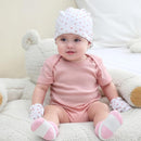 Baby Hats Mittens and Socks Set Cotton Newborn Hat Beanie Soft Infant Girls Boys Caps Gloves 0-6 month by TinyTreasures Baby Boutique