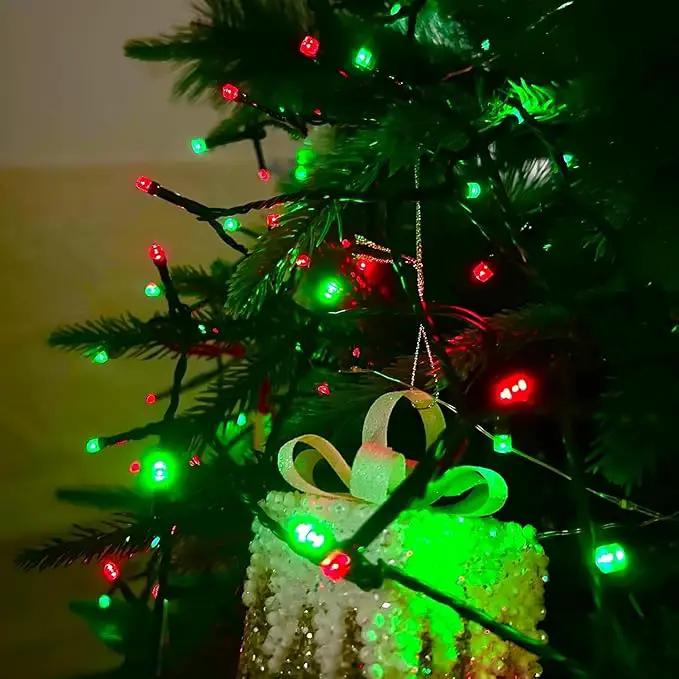 Connectable Red and Green Christmas String Lights, 2Pack 164FT 400LED Christmas Lights for Outdoor Indoor, Plug In Christmas Tree Lights with 8 Modes, String Lights for Christmas Decorations Holiday, photo 2 of 6
