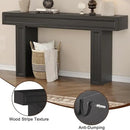 Rresyet 63 Inch Long Console Table, Sofa Table Behind Sofa, Wooden Entryway Table, Farmhouse Entryway Table for Entry, Hallway, Living Room (Black) by CozyNest Decor