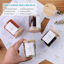 Glass Spice Jars with Bamboo Lids - 20 Pcs Thicken(2.4mm) 6oz Airtight Seasoning Containers with 131 Waterproof Minimalist Spice labels Preprinted - Small herb Jars for Pantry Organization and Storage by CozyNest Decor