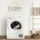 Laundry Sign Wall Decor, Kitchen Wall Art with Plant Print, Rustic Farmhouse Wall Hanging Plaque Home Kitchen Decorative (Laundry), 4.7 x 13.7 inches by CozyNest Decor