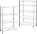 Finnhomy 9-Tier Wire Shelving Unit Adjustable Steel Wire Rack Shelving, 81 Inches Height 9 Shelves Metal Storage Rack, Pantry Shelves for Storage with PE mat, NSF Certified, Chrome by GreenHaven Gardens