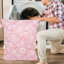 2pcs Travel Waterproof Laundry Bag, Cloth Diaper Wet Dry Bags with Handle & 2 Zipper Pockets, Reusable Washable Dirty Clothes Bag for Baby Adult Travelling Hanging, Bathing Beach Pool Daycare by TinyTreasures Baby Boutique