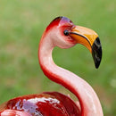Glitzhome Metal Standing Flamingo Garden Statue with Stakes Outdoor Decorative Sign, 36.25" H by GreenHaven Gardens
