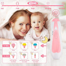 Infant Grooming Essentials: Electric Safety Nail Trimmer, Nasal Aspirator, Hair Brush, Comb, Nail Clipper (27 Piece Safety Care Set for Newborns - Pink) by TinyTreasures Baby Boutique