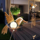 Wind Chimes Outdoor Indoor Decor: Birthday Gifts for Mom Grandma - Outside Lights for Garden Yard Patio Porch (Hummingbird) by CozyNest Decor