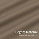 Easy-Going Blackout Curtains for Bedroom, Solid Thermal Insulated Grommet and Noise Reduction Window Drapes, Room Darkening Curtains for Living Room, 2 Panels (42x45 in, Camel) by CozyNest Decor