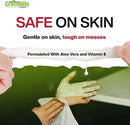 Crocodile Cloth PowerScrub - 80 Dual Surfaced Cloths, 10in X 15in. Large, Moist, Absorbent and Disposable Cleaning Cloths. Safe on Skin and Multiple Surfaces. (6500-080) by CozyNest Decor