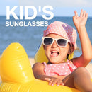 RIVBOS Kids Sunglasses Polarized UV Protection Flexible Rubber Glasses Shades with Strap for Boys Girls RBK004 by TinyTreasures Baby Boutique