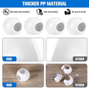 Door Knob Child Proof Universal Size 2.7" Diameter Baby Door Knob Safety Cover for Kids Easy Grip Baby Proof Door Knob Covers Hard for Toddlers to Open Child Safety Door Knob Covers (4 Pack) by TinyTreasures Baby Boutique