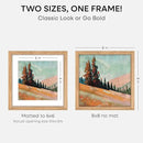 Homeforia 8x8 Picture Frames Wood, High-End Natural Oak 8 x 8 Square Frames with Mat 6 by 6 inch Photo, 8by8 Light Wooden Frames Matted to 6x6 Print, Tabletop Frame, Tempered Glass, Wall Kit, Set of 1 by CozyNest Decor
