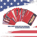 Us Citizenship Test Flash Cards 2025, Tarjetas para La Ciudadania De Las 100 Preguntas, Tarjetas De Ciudadania 2025 inglés y español, Naturalization Study Guide with 100 Questions & Answers by TinyTreasures Baby Boutique